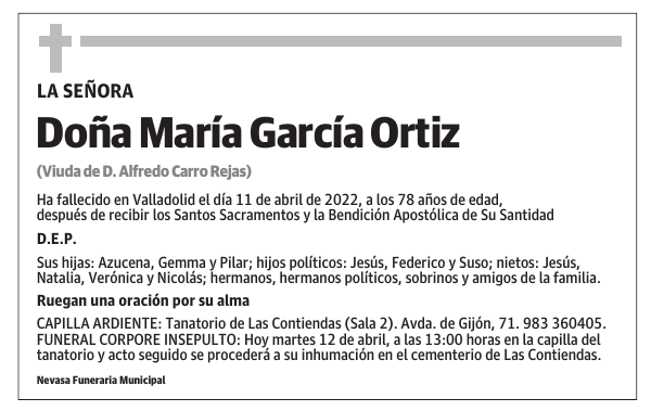 Doña María García Ortiz