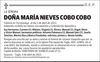 Doña  María  Nieves  Cobo  Cobo