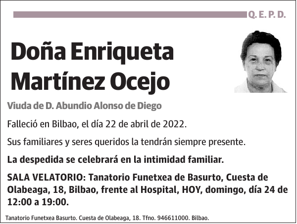 Enriqueta Martínez Ocejo