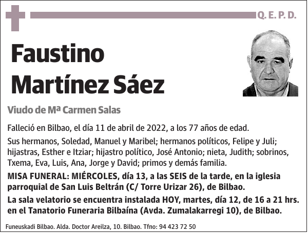 Faustino Martínez Sáez