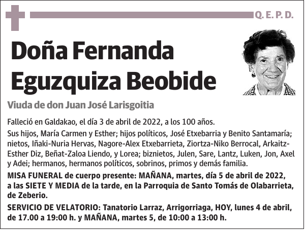 Fernanda Eguzquiza Beobide