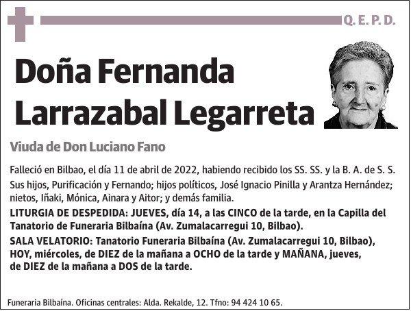 Fernanda Larrazabal Legarreta