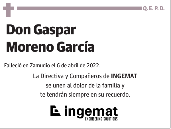 Gaspar Moreno García