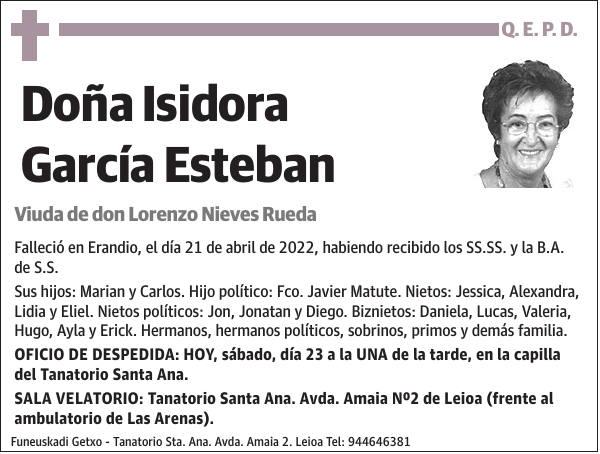 Isidora García Esteban