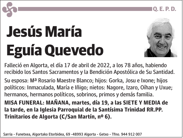 Jesús María Eguía Quevedo