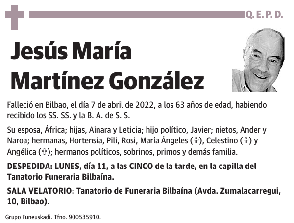 Jesús María Martínez González