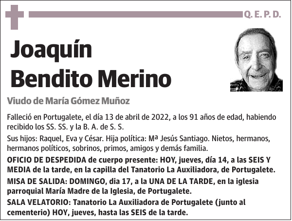Joaquín Bendito Merino