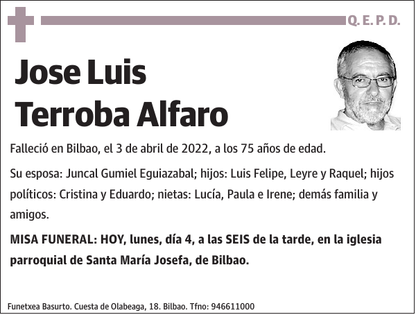 Jose Luis Terroba Alfaro