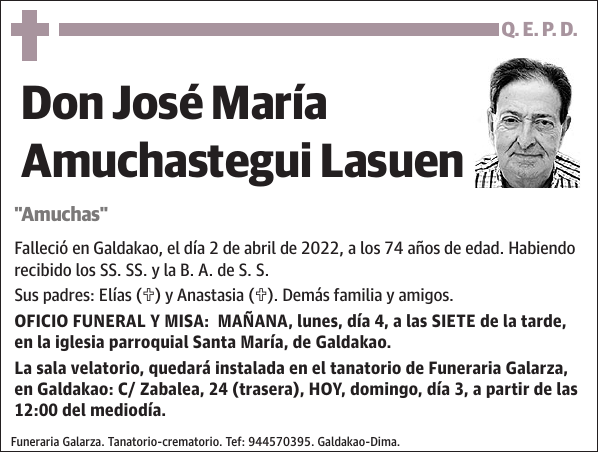 José María Amuchastegui Lasuen
