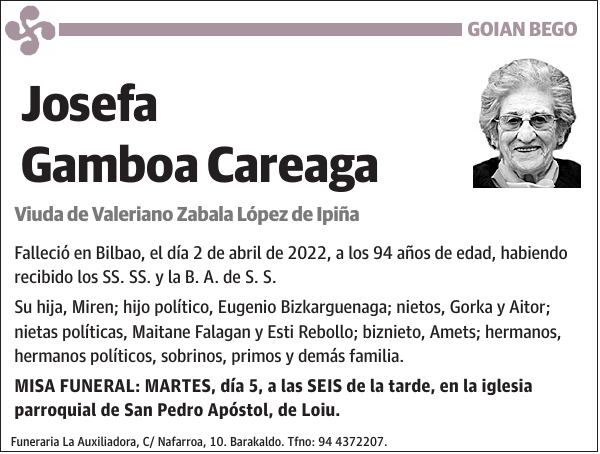 Josefa Gamboa Careaga