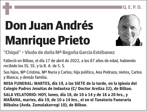 Juan Andrés Manrique Prieto