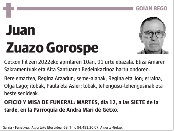 Juan Zuazo Gorospe