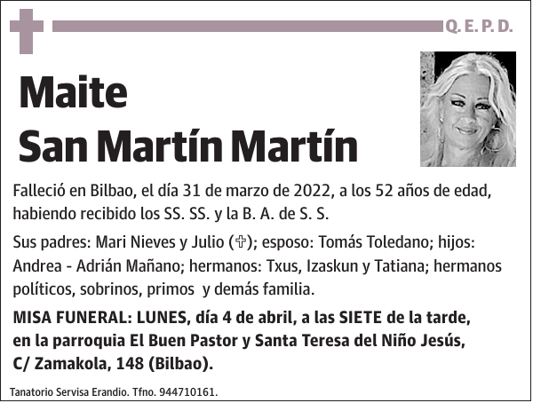 Maite San Martín Martín