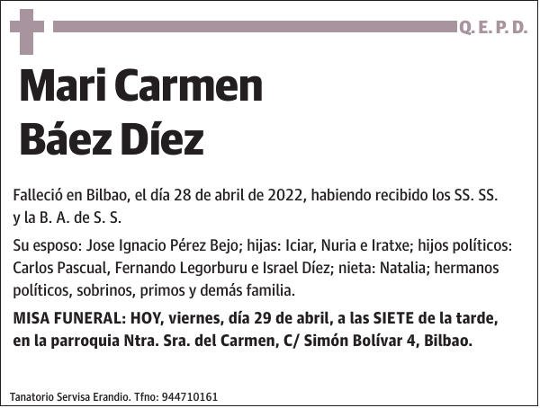 Mari Carmen Báez Díez