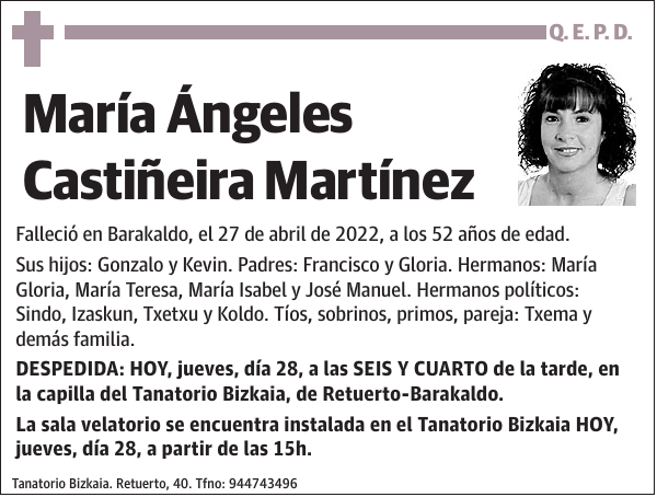 María Ángeles Castiñeira Martínez