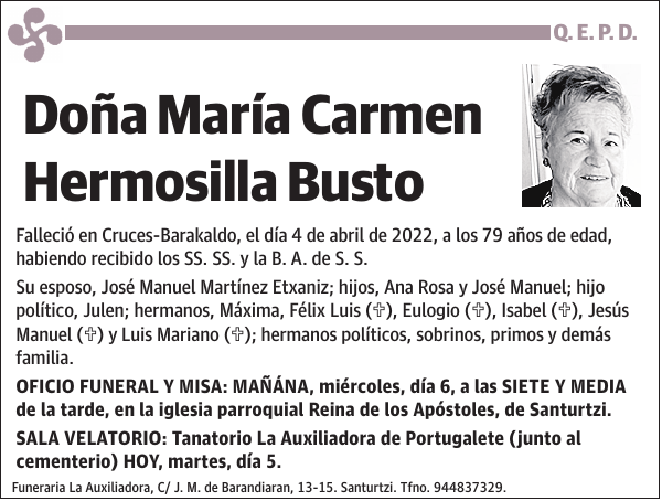 María Carmen Hermosilla Busto