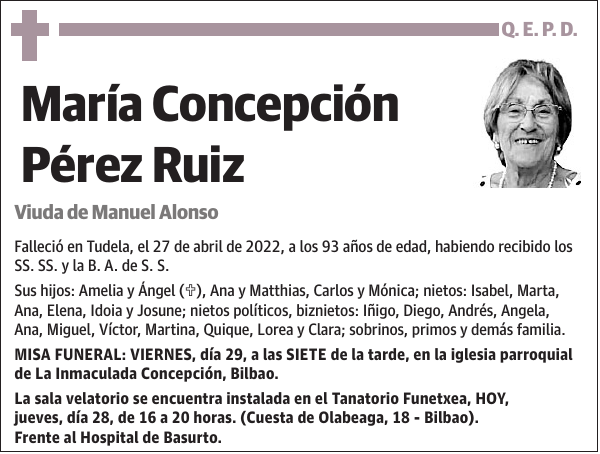 María Concepción Pérez Ruiz