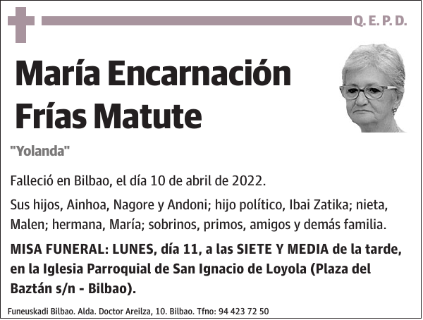María Encarnación Frías Matute