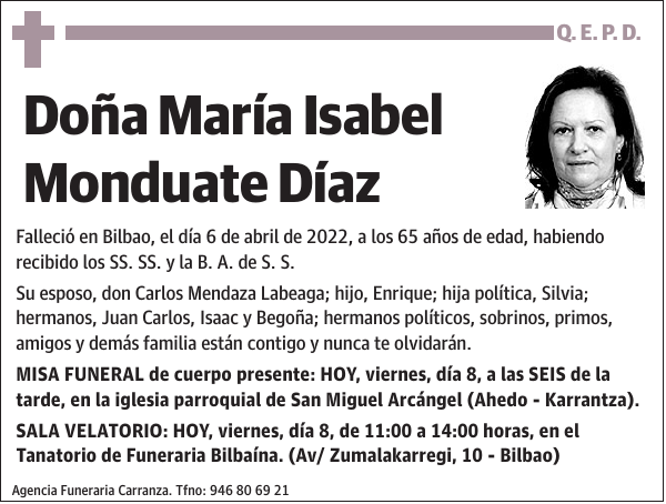 María Isabel Monduate Díaz