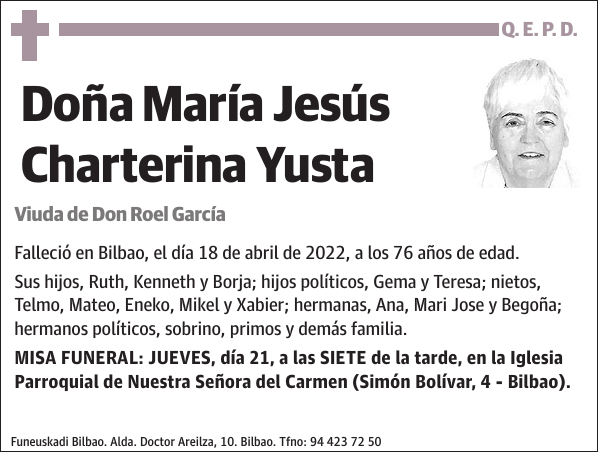 María Jesús Charterina Yusta