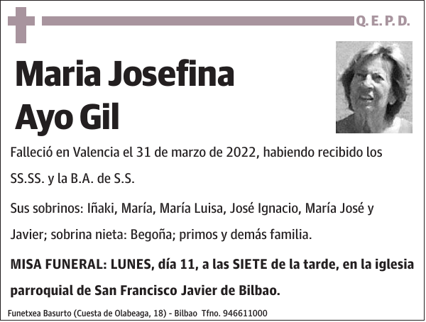 Maria Josefina Ayo Gil