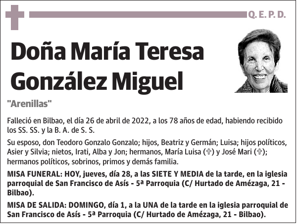 María Teresa González Miguel