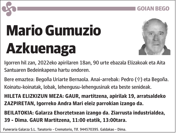 Mario Gumuzio Azkuenaga