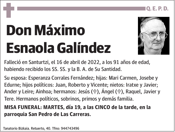 Máximo Esnaola Galíndez