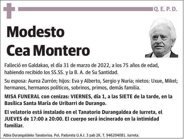 Modesto Cea Montero