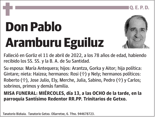 Pablo Aramburu Eguiluz