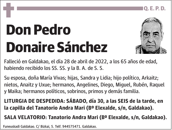Pedro Donaire Sánchez