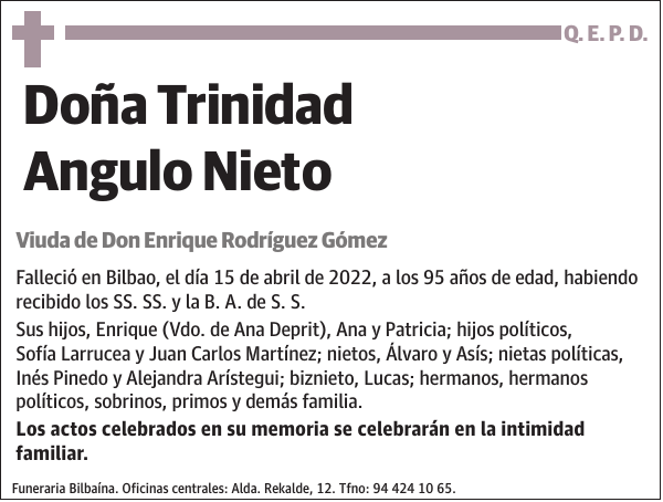Trinidad Angulo Nieto