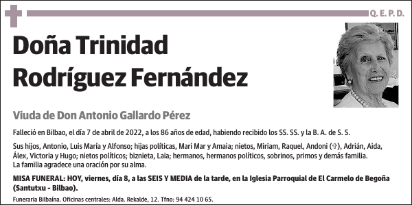 Trinidad Rodríguez Fernández