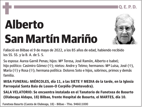 Alberto San Martín Mariño