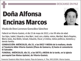 Alfonsa  Encinas  Marcos