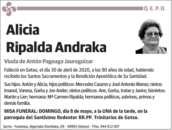 Alicia Ripalda Andraka