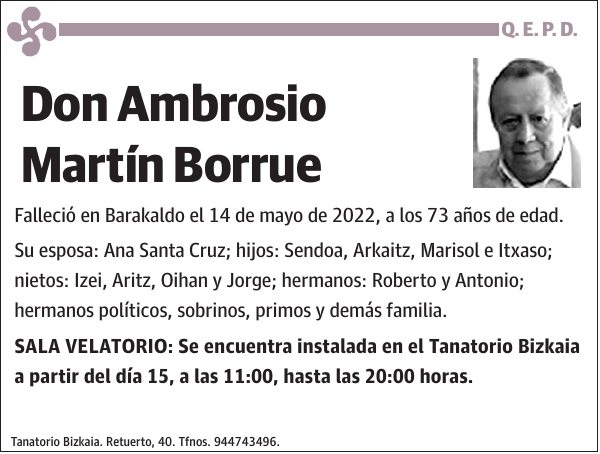 Ambrosio Martín Borrue