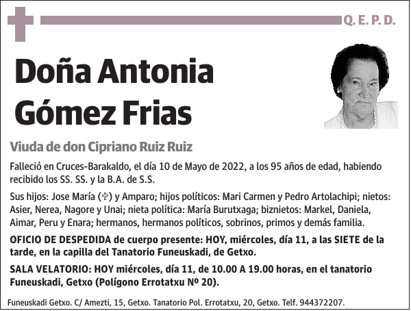 Antonia Gómez Frias