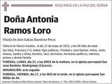 Antonia  Ramos  Loro