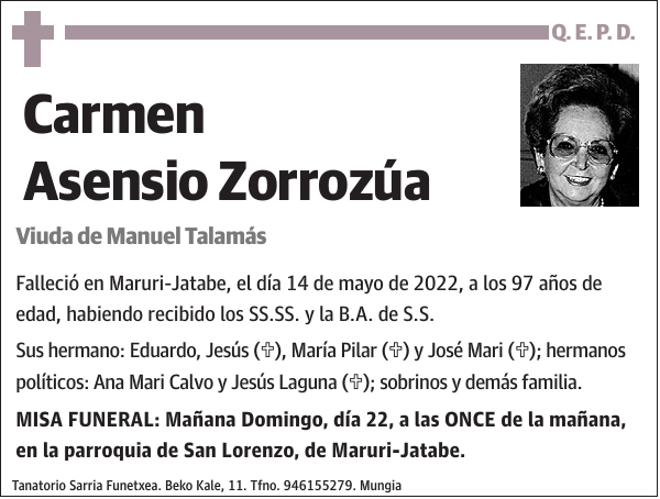 Carmen Asensio Zorrozúa