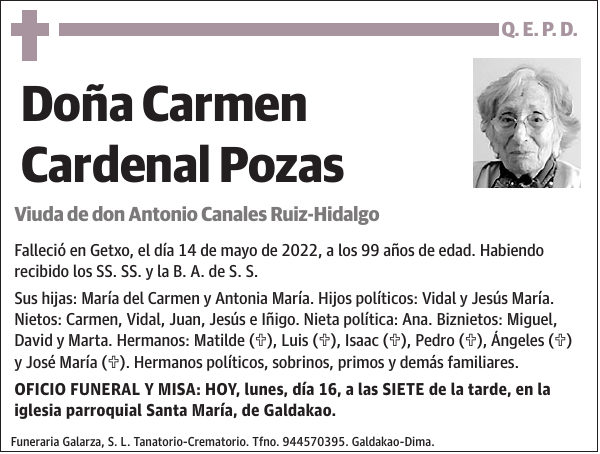 Carmen Cardenal Pozas
