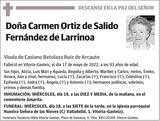 Carmen  Ortiz  de  Salido  Fernández  de  Larrinoa