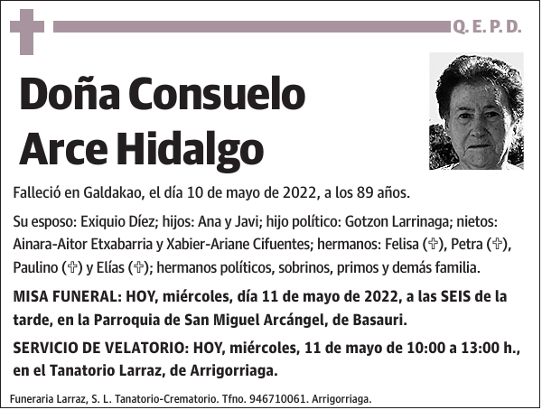 Consuelo Arce Hidalgo