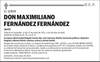 DON  MAXIMILIANO  FERNÁNDEZ  FERNÁNDEZ