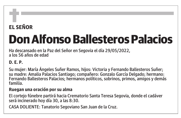 Don Alfonso Ballesteros Palacios