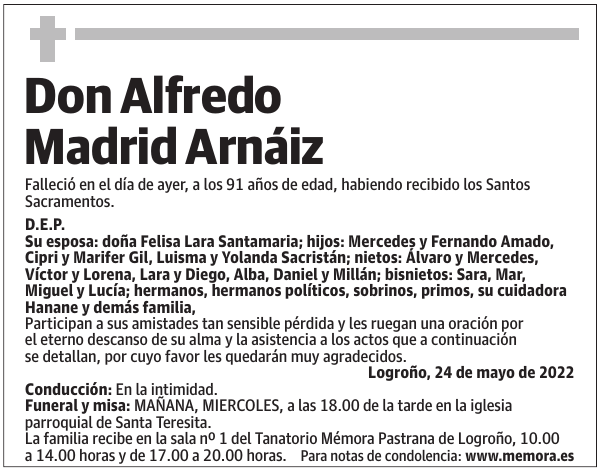 Don  Alfredo  Madrid  Arnáiz