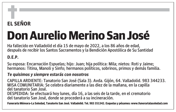 Don Aurelio Merino San José