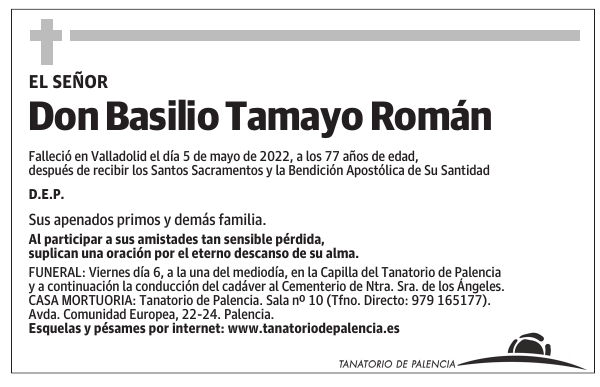 Don Basilio Tamayo Román