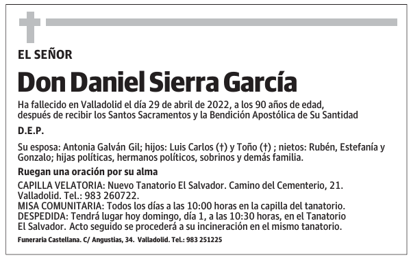 Don Daniel Sierra García