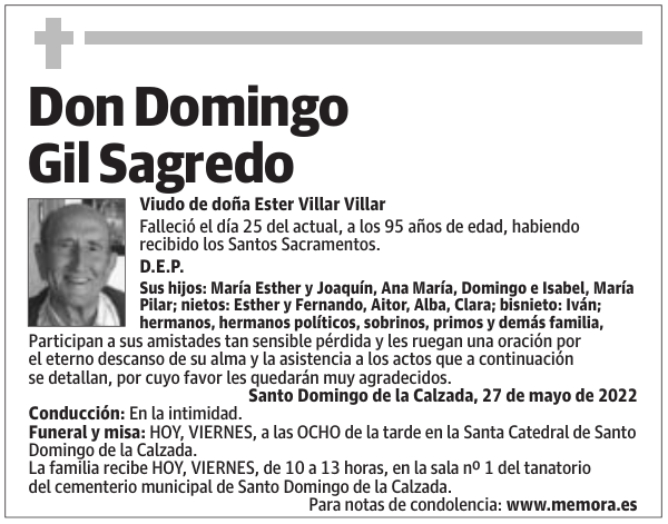 Don  Domingo  Gil  Sagredo